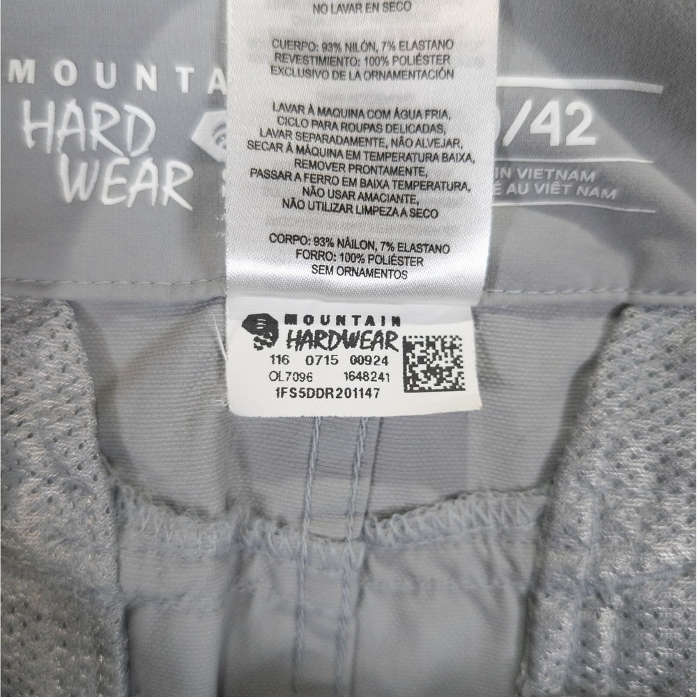 Mountain Hardwear Hiking Skirt Womens 10 Gray Water Repellent Unlined Bottoms - Picture 8 of 9